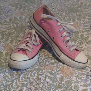 Classic Converse Pink Canvas Sneakers